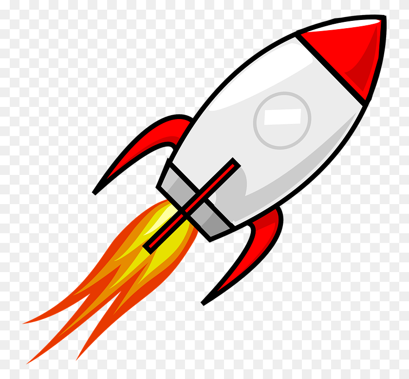 749x720 Space Shuttle Cartoon Rocket, Launch, Light, Vehicle HD PNG Download