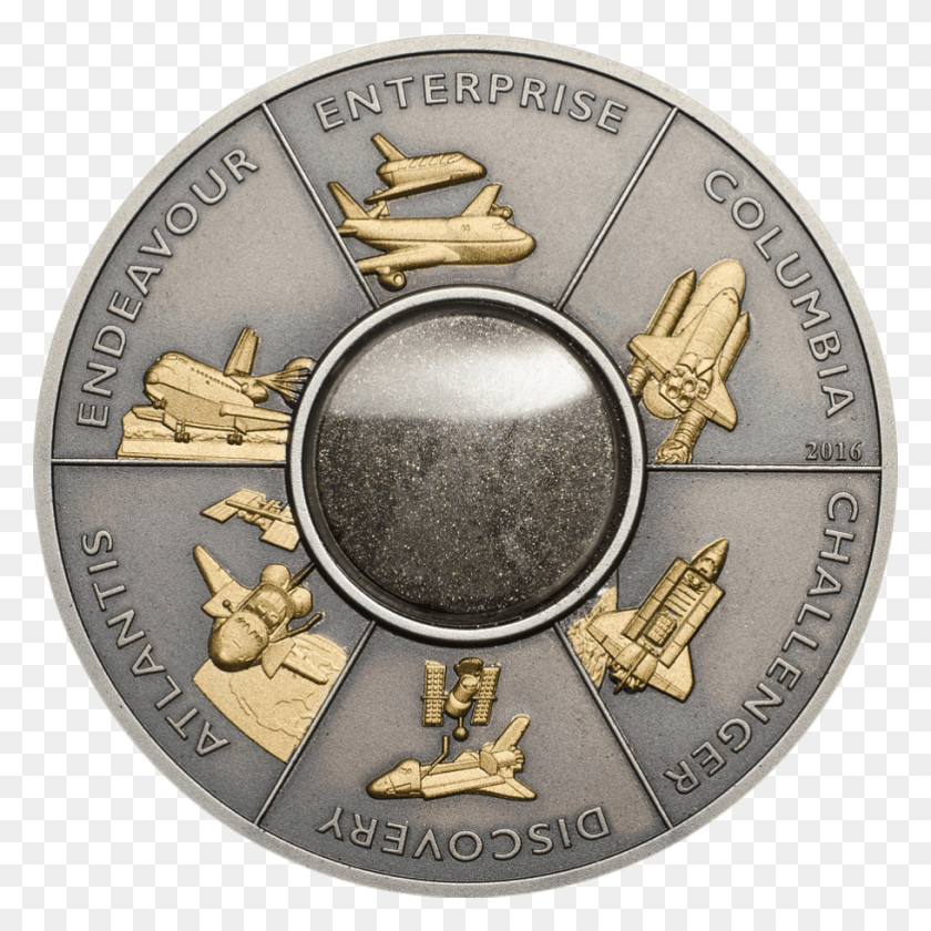 910x910 Space Shuttle Nasa 2011 Space Shuttle Discovery Coin, Nickel, Money, Clock Tower HD PNG Download