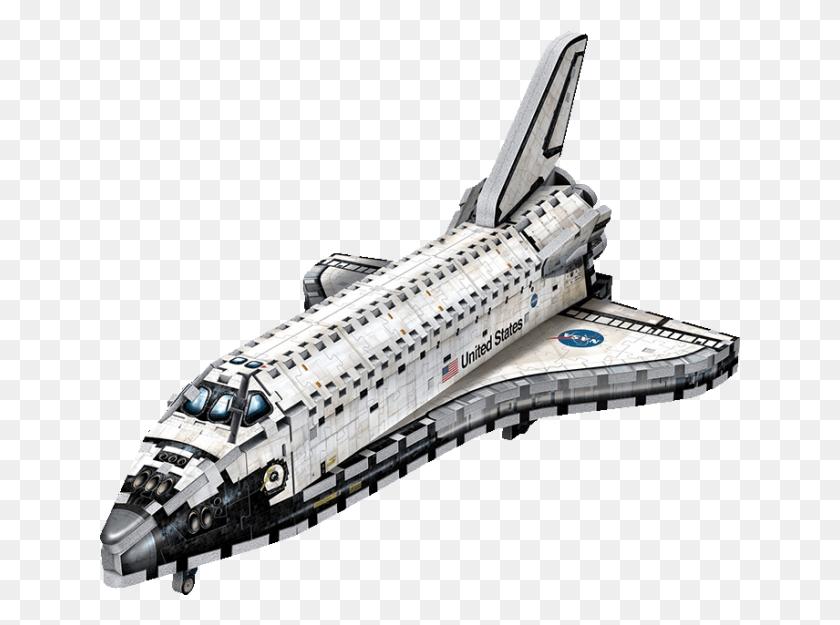 641x565 Космический Шаттл Орбитальный Пазз 3D Космический Шаттл, Космический Корабль, Самолет, Транспортное Средство Png Скачать
