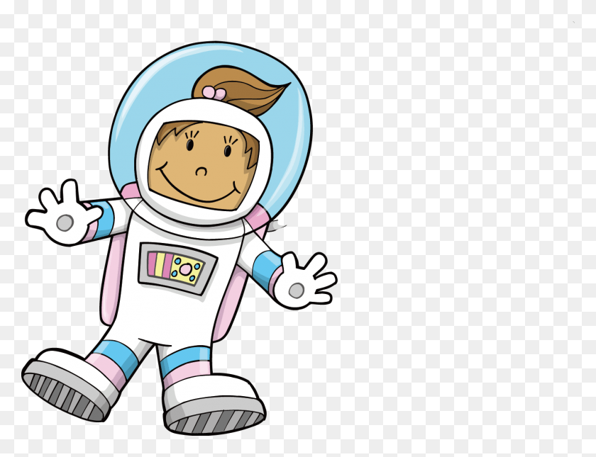 1353x1015 Space Suit Creative Transprent Free Cartoon In Space, Astronaut HD PNG Download