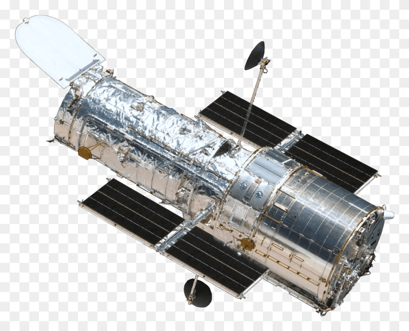1505x1197 Space Telescope Hubble Telescope No Background, Machine, Cylinder, Motor HD PNG Download