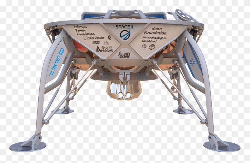 2138x1340 Spacecraft Set To Land On The Moon In April Beresheet Lunar Lander, Vehicle, Transportation, Sports Car HD PNG Download