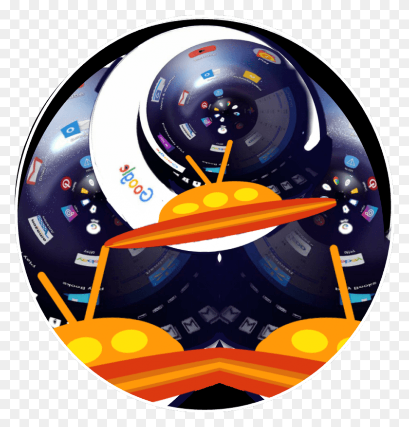 1024x1073 Космический Корабль Абстрактная Червоточина Scufos Ufo Circle, Астрономия, Космическое Пространство, Космос Png Скачать