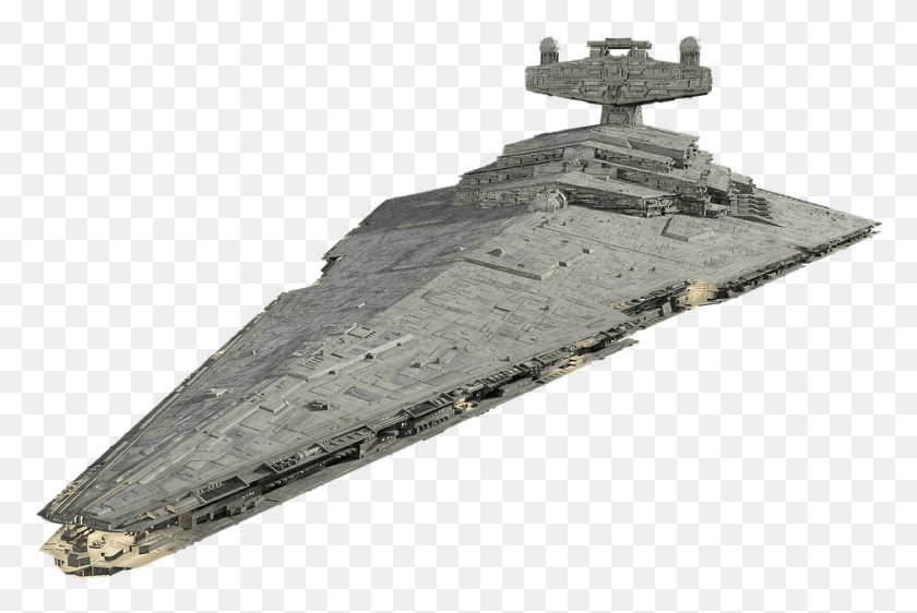 942x607 Spaceship Model Isolated Space Ship Model Starwars Star Wars Star Destroyer, Military, Navy, Vehicle HD PNG Download