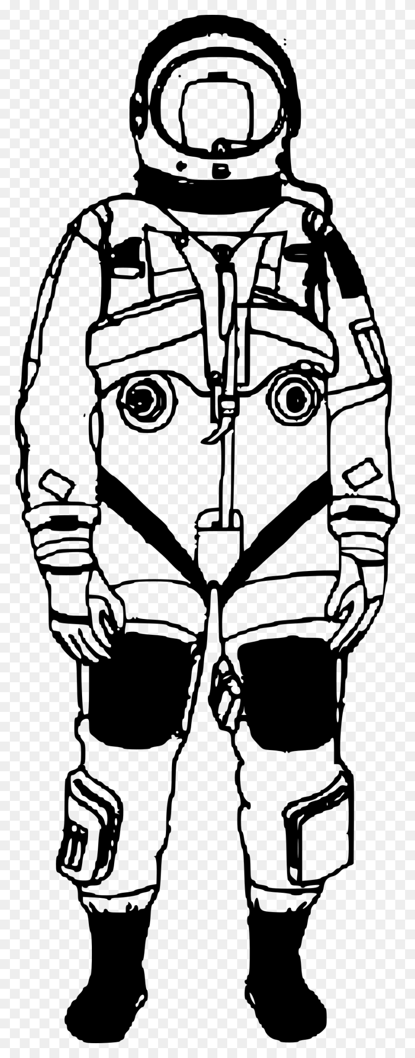 900x2400 Spacesuit Clipart Space Suit Astronaut Suit Clip Art, Gray, World Of Warcraft HD PNG Download