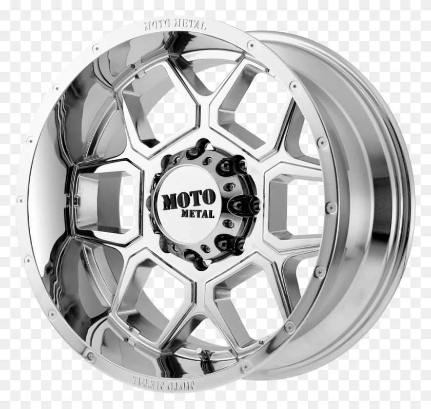 1024x967 Spade Chrome Moto Metal Mo981 Spade Chrome Wheel Rim, Machine, Tire, Car Wheel HD PNG Download