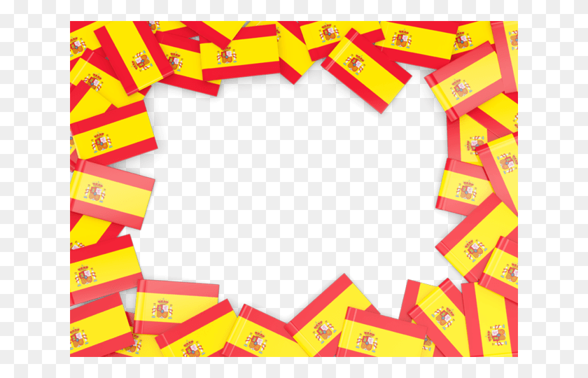 640x480 Spain Flag Frame, Graphics, Text HD PNG Download