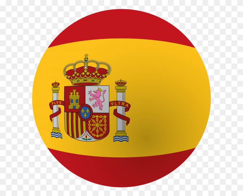 619x619 Значок Флага Испании Флаг Испании, Логотип, Символ, Товарный Знак Hd Png Скачать