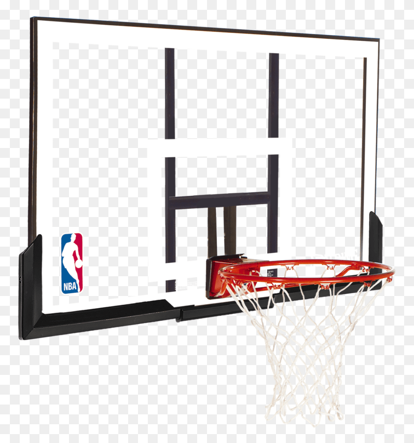 771x838 Spalding 52 Backboard And Rim Combo Basketball Ring And Backboard, Hoop HD PNG Download