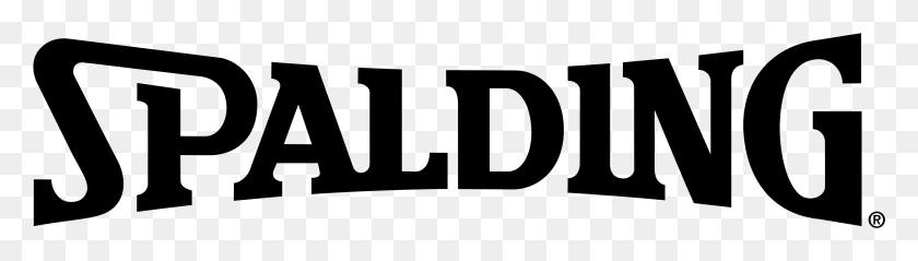 3413x785 Логотип Spalding, Серый, Мир Варкрафта Png Скачать