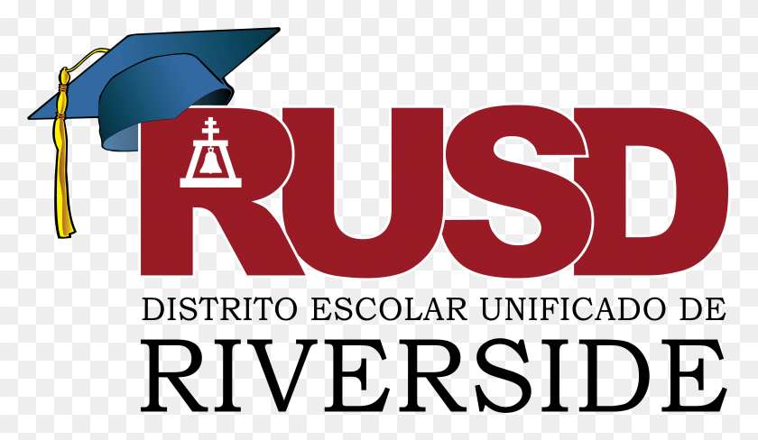 4613x2533 Spanish Riverside Unified School District Logo, Label, Text, Word HD PNG Download