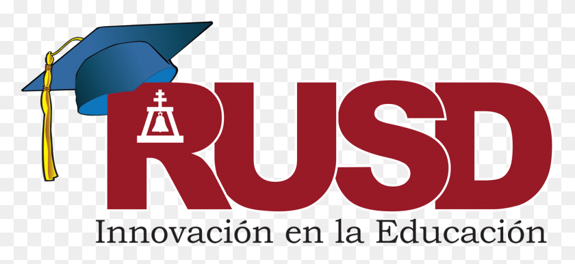 1342x561 Spanish Rusd District Small Logo Riverside Unified School District Logo, Etiqueta, Texto, Símbolo Hd Png