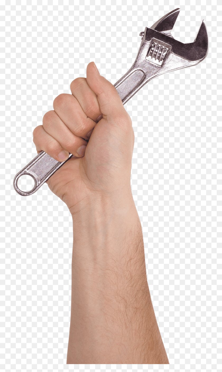 742x1350 Spanner Image, Person, Human, Hand HD PNG Download