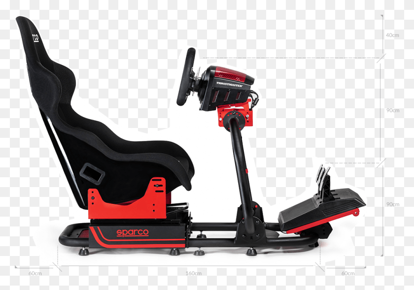 1000x679 Sparco Sim Rig Exercise Machine, Scooter, Vehicle, Transportation HD PNG Download