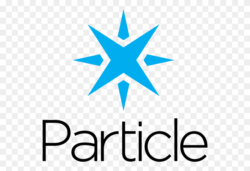 557x515 Spark Is Now Particle Particle Iot, Symbol, Cross, Star Symbol HD PNG Download