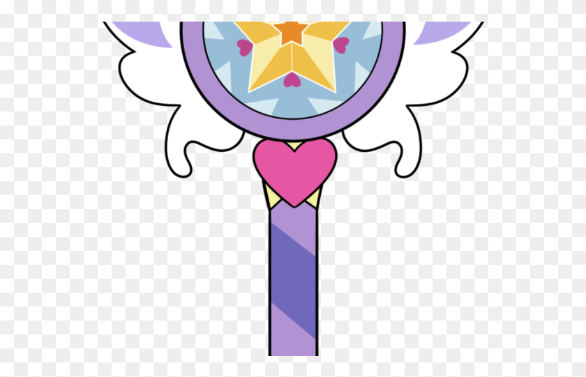 550x481 Sparkle Clipart Disney Star Star Vs The Forces Of Evil Star39s New Wand, Gold, Cross, Symbol HD PNG Download