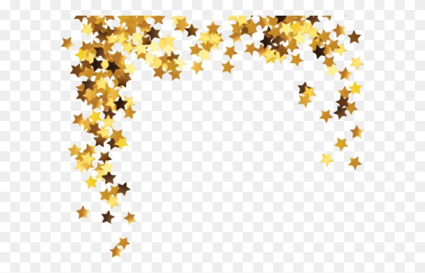 606x481 Sparkle Clipart Transparent Tumblr Transparent Gold Stars, Leaf, Plant, Jigsaw Puzzle HD PNG Download