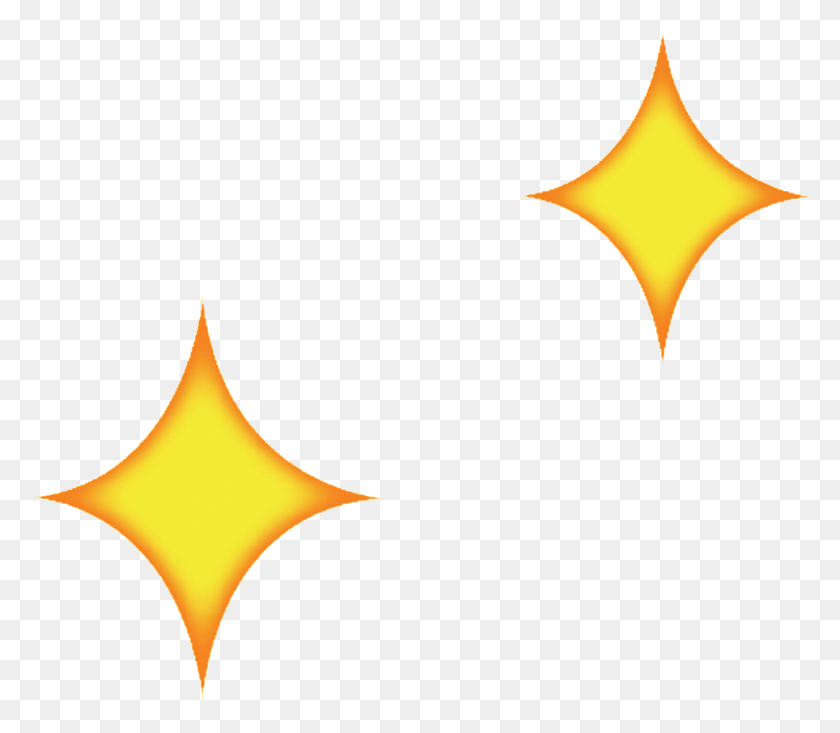 964x832 Sparkle Emoji, Symbol, Star Symbol, Batman Logo HD PNG Download