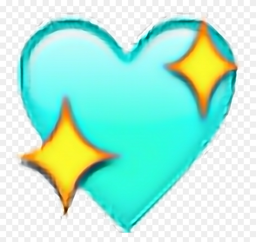 1024x967 Sparkle Emoji Gif Blue Sparkly Heart Emoji, Plectrum, Balloon, Ball Hd Png Скачать