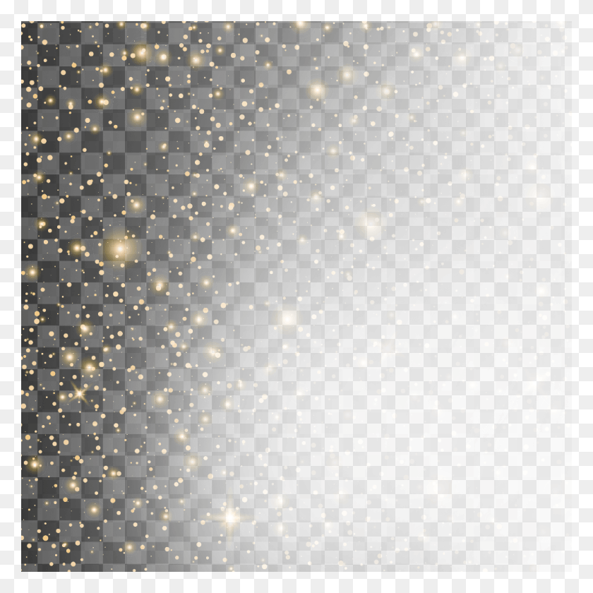 1024x1024 Sparkle Sparkles Gold Fading Sombreado Decoración Decoración Klipart Blesk, Confeti, Papel, Patrón Hd Png