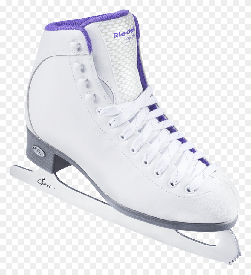 809x892 Sparkle White Viloet Rev Xl 51746 Riedell 118 Sparkle Women39s Beginnersoft Figure Ice, Shoe, Footwear, Clothing HD PNG Download