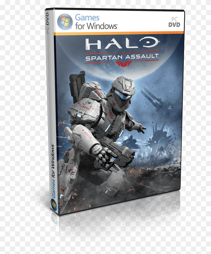 634x950 Descargar Png Spartan Assault Multilenguaje Pc Game Halo Spartan Assault, Casco, Ropa, Vestimenta Hd Png