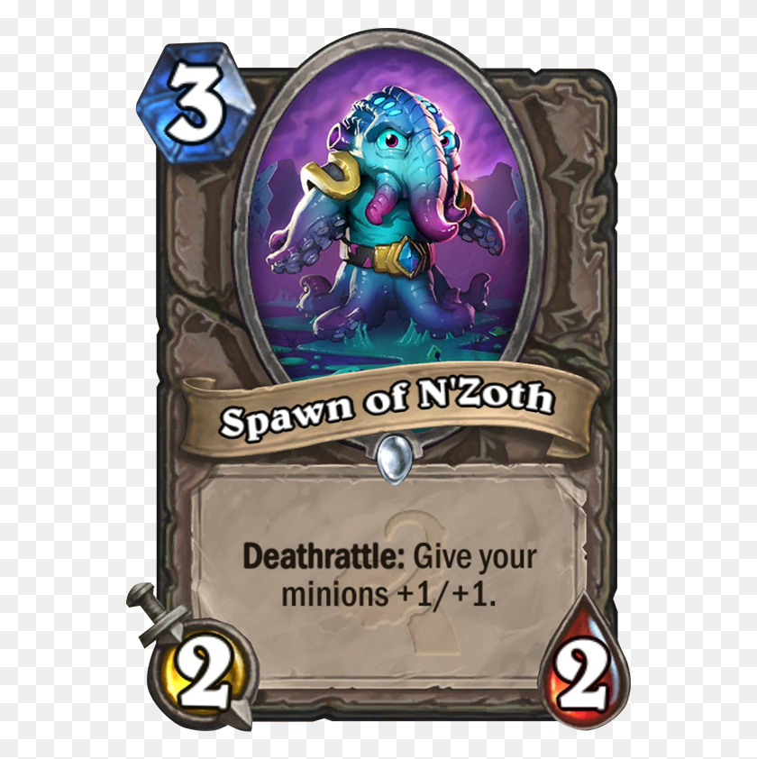 561x782 Spawn Of N39zoth Hearthstone Charge Divine Shield, Legend Of Zelda, Leisure Activities, Text HD PNG Download