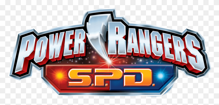 2790x1236 Логотип Spd Power Rangers Spd Название, Текст, Пожарная Машина, Грузовик Png Скачать