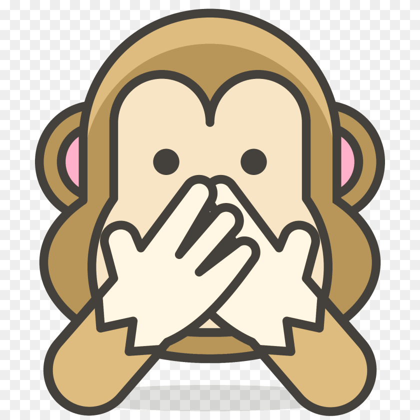 1920x1920 Speak No Evil Monkey Emoji Clipart, Body Part, Hand, Person PNG