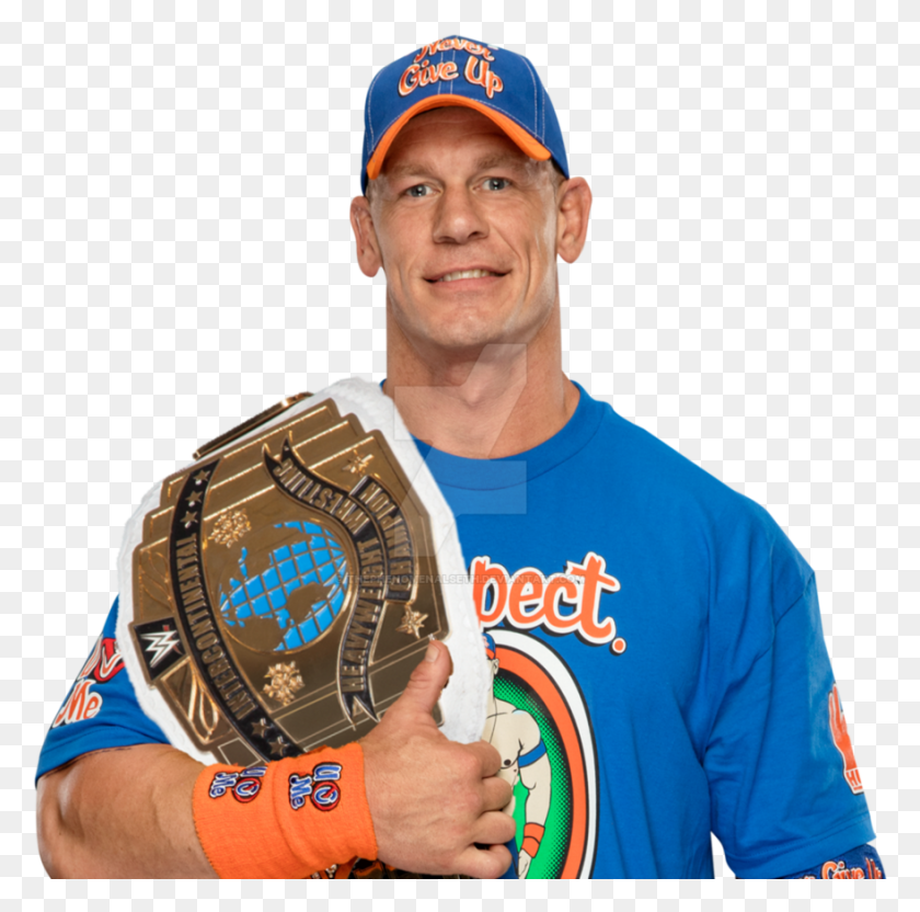 880x872 Speakers Rotary Convention John Cena With Intercontinental Championship, Person, Human, Clothing HD PNG Download