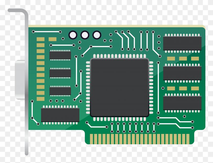5925x4440 Special Expansion Computer Card Clipart Expansion Card, Electronic Chip, Hardware, Electronics HD PNG Download