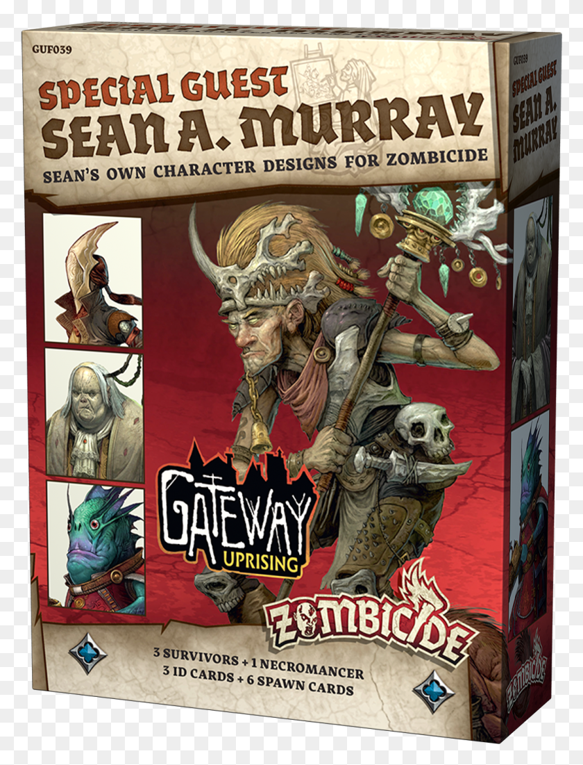 1066x1424 Special Guest Box Sean A Zombicide Green Horde Special Guest Sean A Murray, Poster, Advertisement, Person HD PNG Download