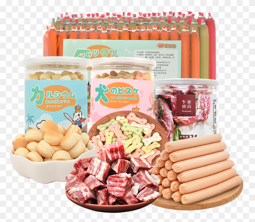 786x676 Special Pet Dog Snacks Package Molar Bone Snacks 1850g Convenience Food, Tin, Hot Dog, Sweets HD PNG Download