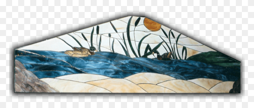 1992x768 Витражное Оконное Одеяло Особой Формы, Современное Искусство Hd Png Скачать