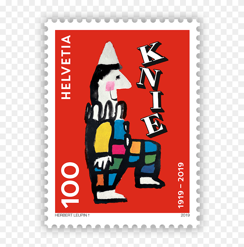 606x791 Special Stamps Herbert Leupin Knie, Postage Stamp, Poster, Advertisement HD PNG Download