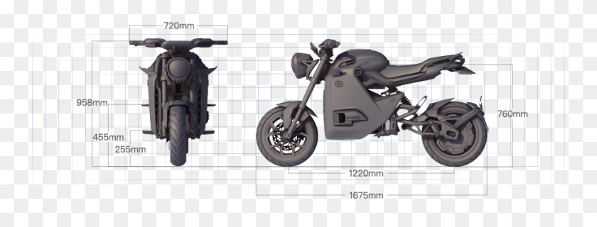 909x303 Specification Otto Mini Bike Electric Motorcycle, Vehicle, Transportation, Wheel HD PNG Download