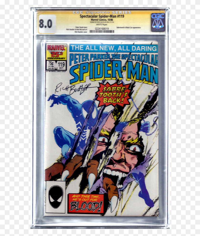 586x928 Descargar Png Spectacular Spiderman Número 119 Comic Spectacular Spider Man, Cartel, Anuncio, Libro Hd Png