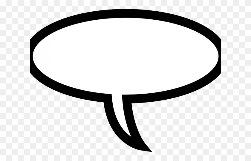 640x480 Speech Bubble Clipart Thinking, Oval, Stencil, Animal HD PNG Download