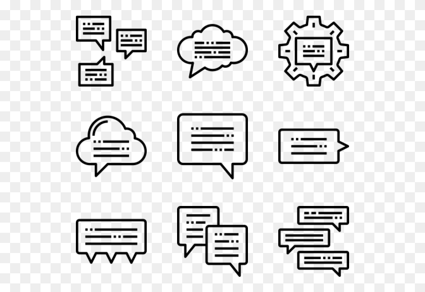 541x517 Speech Bubble Iconos Redes Sociales, Gray, World Of Warcraft HD PNG Download