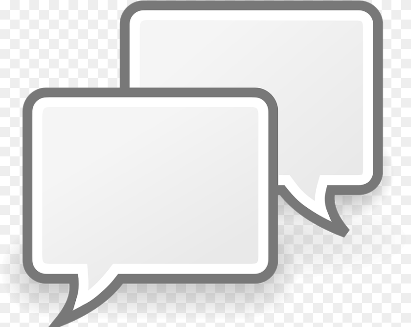 Speech Bubbles Vector Lambang Chatting, White Board, Paper Sticker PNG