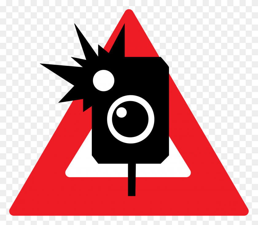 2366x2045 Speed Camera Icon Speed Camera Icon, Symbol, Triangle, Sign HD PNG Download