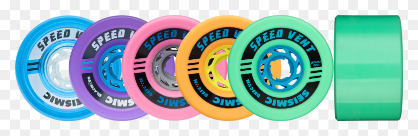 1280x351 Speed ​​Vents 85Mm Group Shot Circle, Frisbee, Juguete Hd Png