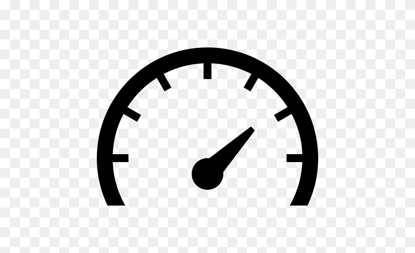 512x512 Speedometer Icon With And Vector Format For Unlimited, Gray PNG