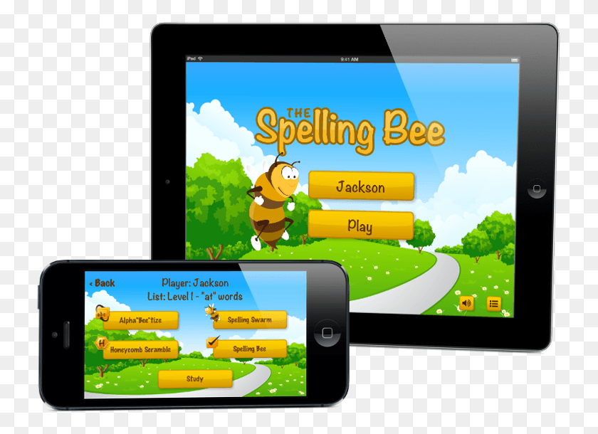 735x550 Spelling Test App For Preschool And Elementary For Spelling Bee App, Computer, Electronics, Tablet Computer HD PNG Download