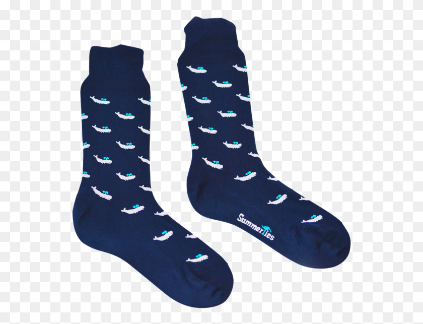 555x583 Sperm Whale Socks Sock, Clothing, Apparel, Shoe HD PNG Download