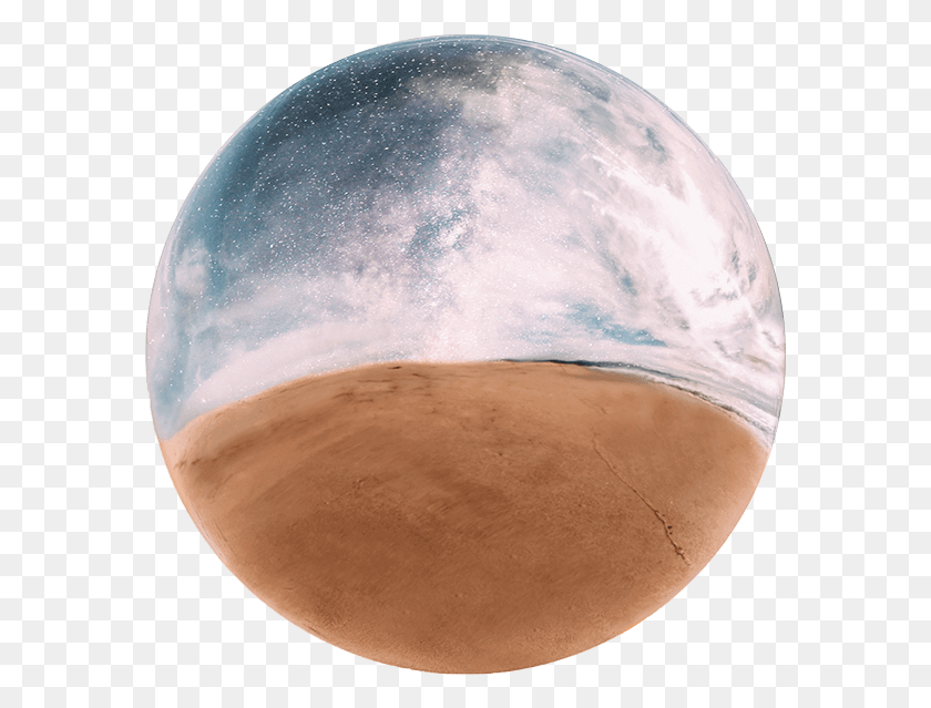 579x579 Sphere, Moon, Outer Space, Night HD PNG Download