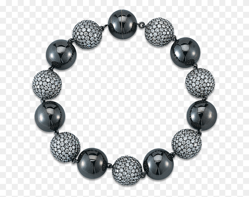 634x604 Spheres Diamond Bracelet Bracelet, Jewelry, Accessories, Accessory HD PNG Download