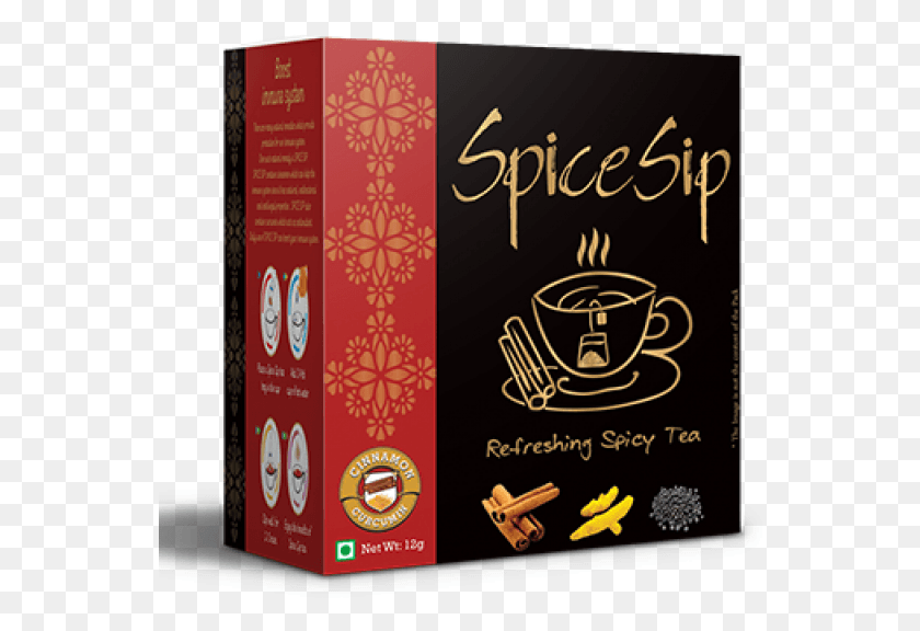 552x516 Spice Sip Cinnamon Tea Book Cover, Text, Alphabet, Flyer HD PNG Download