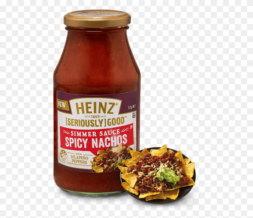 489x665 Spicy Nachos Simmer Sauce Heinz Nachos, Food, Ketchup HD PNG Download
