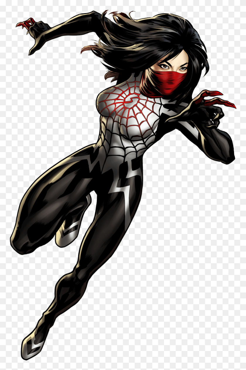 783x1210 Spider Girl Silk, Person, Human, Animal HD PNG Download